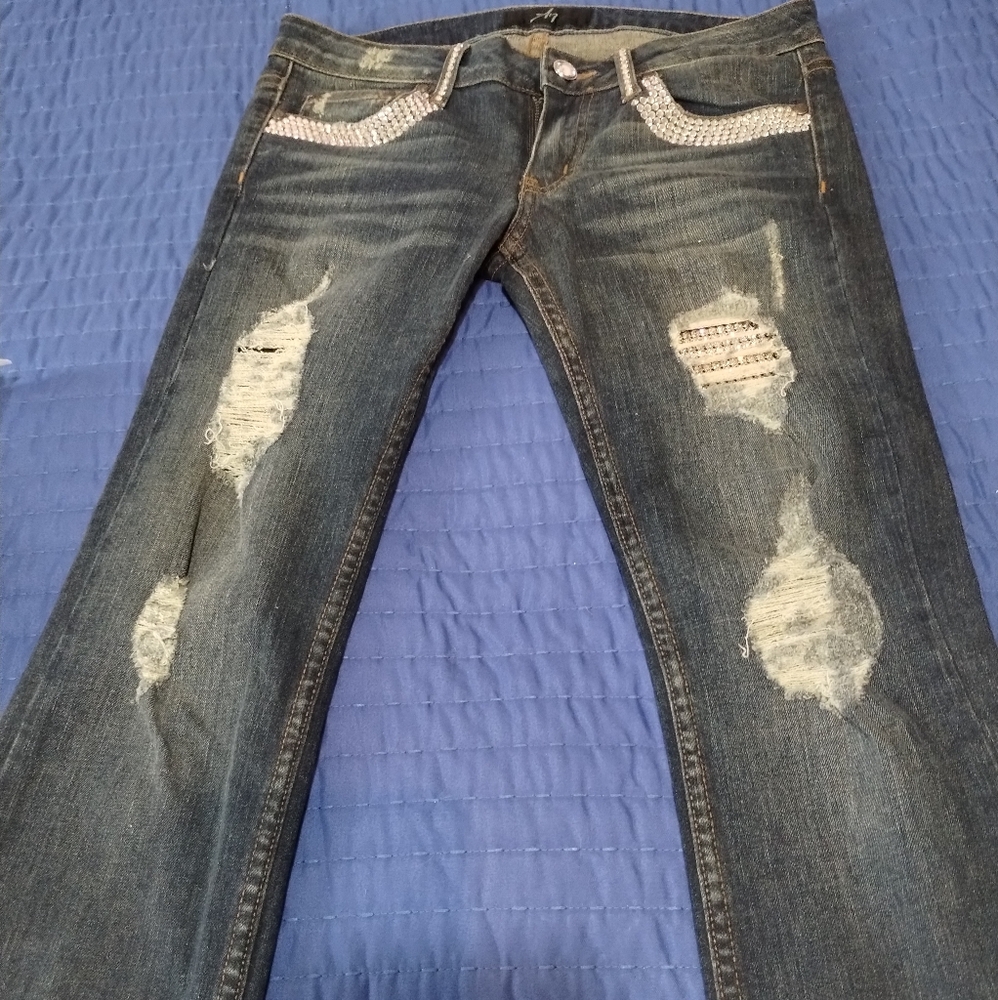 A7 Swarovski jeans